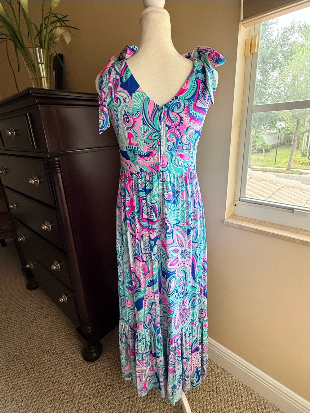 Lilly Pulitzer Living the Dream |Maxine Midi Dress | Size 6 | EUC - Picture 2 of 14